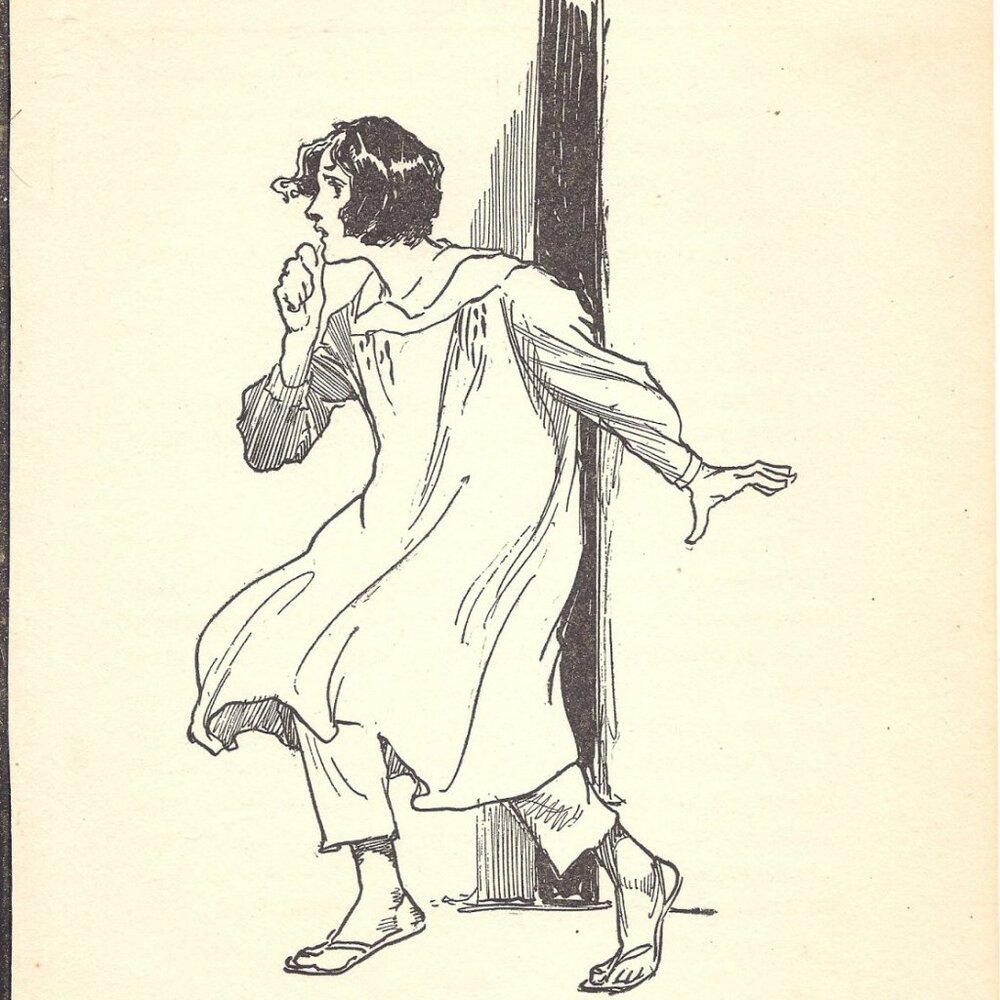 John R, Neill - 1915 The Scarecrow of OZ - Full Page Print #16